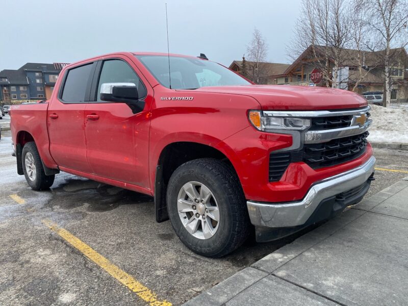 PlanetSKI's Chevrolet Silverado for our 2-month Canadian road trip. Image © PlanetSKI